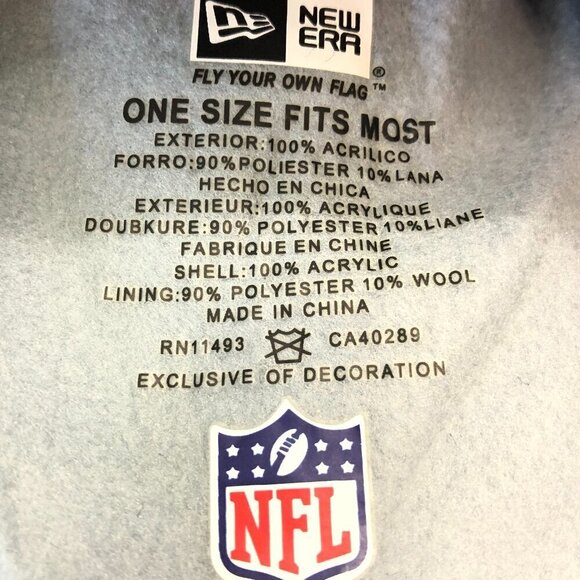 New Era NFL Blue And White Los Angeles Rams Toboggan Size One Size Fits Most - Picture 5 of 5